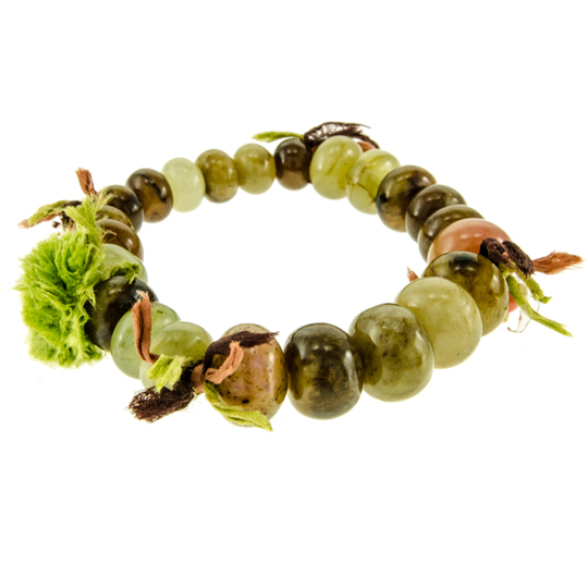 Seaside Flora Beaded Bracelet