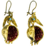 Good Fortune Pomegranate Earrings - Image 3