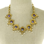Lavender Chandelier Necklace - Image 2