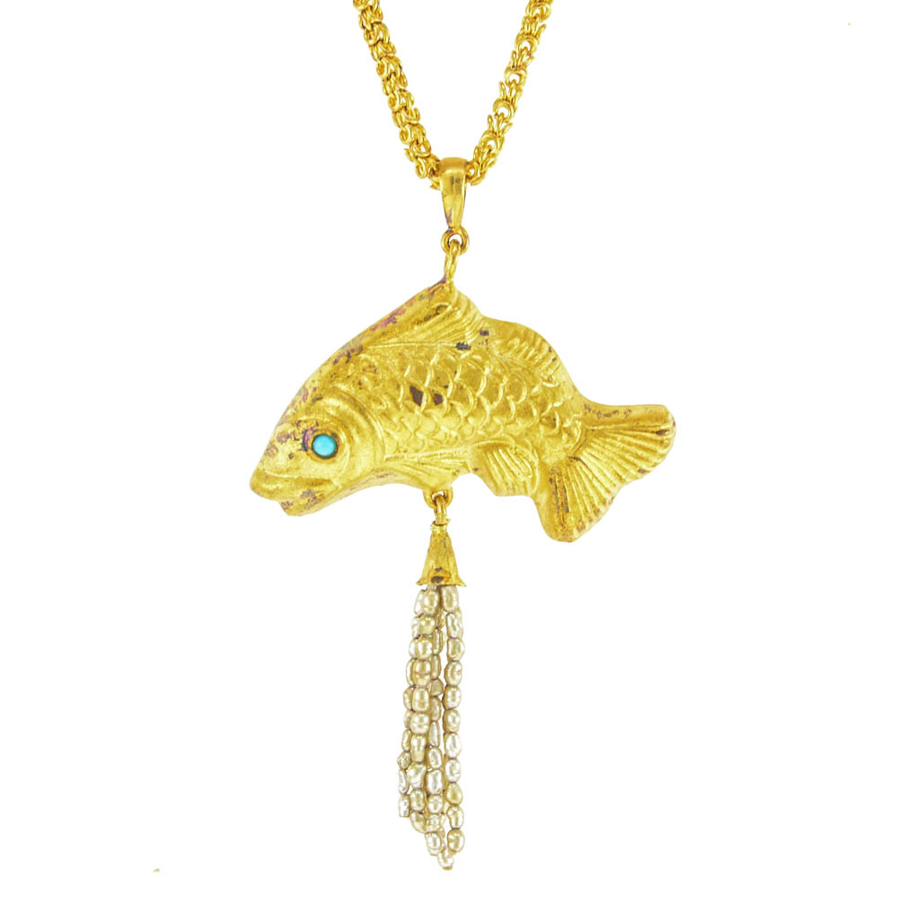 Leaping Fish Necklace
