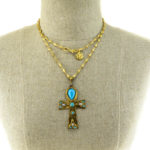 Turquoise Ankh Necklace - Image 3